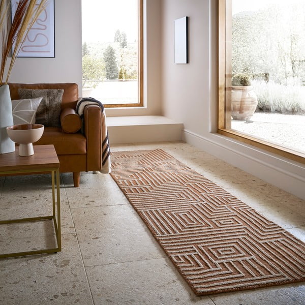 Behúň v terakotovej farbe 80x300 cm Kylo – Flair Rugs-image-2