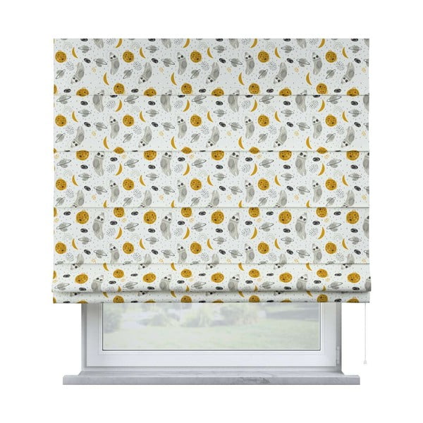 Žlto-biela detská roleta 170x160 cm Magic - Yellow Tipi