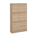 Výklopná skrinka na topánky v dekore duba v prírodnej farbe 70x124x24 cm Shoes – Tvilum