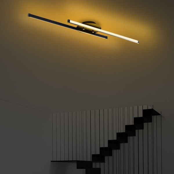 Čierne LED stropné svietidlo 10x86 cm Umut – Opviq lights-image-4