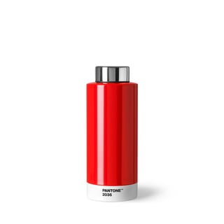 Červená fľaša z antikoro ocele Pantone, 630 ml