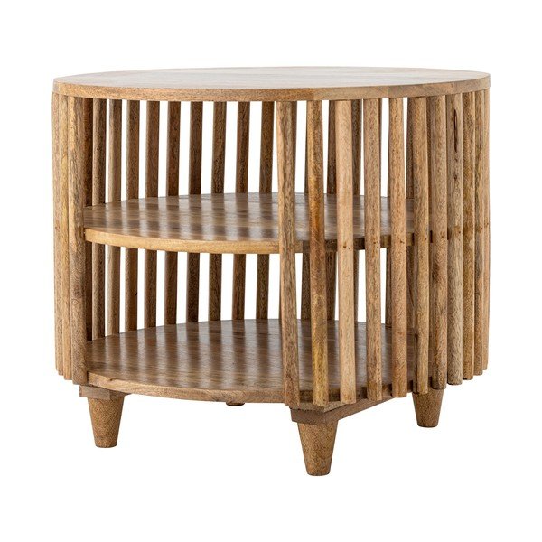 Okrúhly konferenčný stolík z mangového dreva v prírodnej farbe ø 60 cm Sali – Bloomingville-image-2