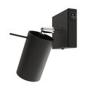 Čierne kovové bodové svietidlo ø 6 cm Etna – Sollux