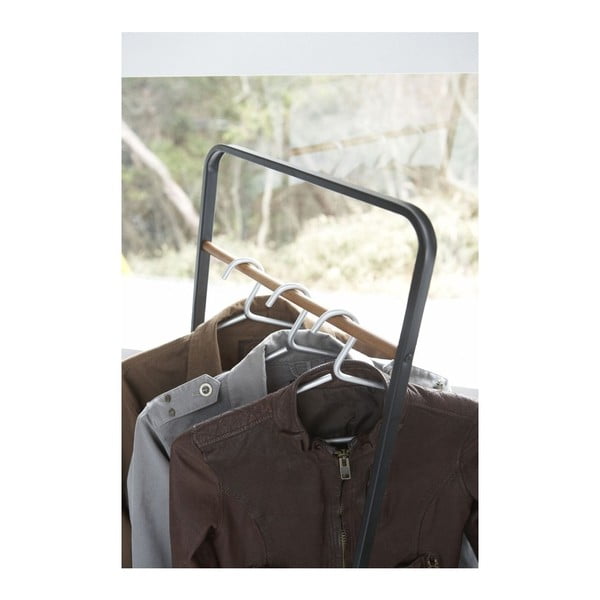 Čierny kovový stojan na oblečenie Tower – YAMAZAKI-image-3