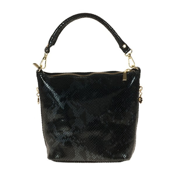 Čierna kožená kabelka Giulia Bags Misty Freya
