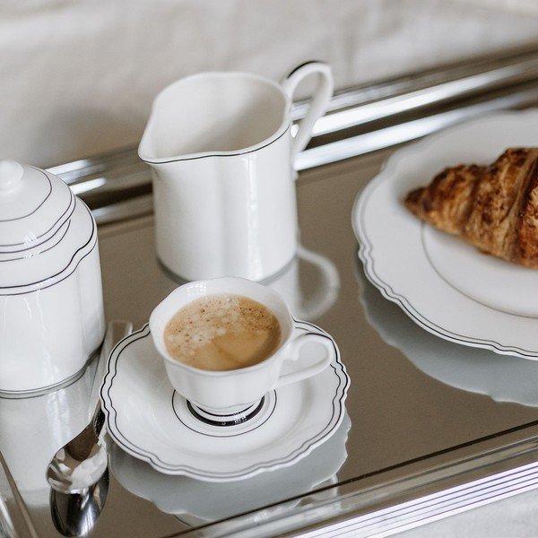 Súprava cukorničky a kanvičky na mlieko z kostného porcelánu Odette – S|P Collection-image-1