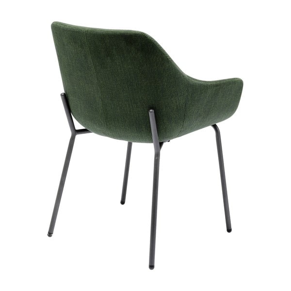 Set 2 zelených zamatových stoličiek s opierkami Kare Design Avignon-image-2