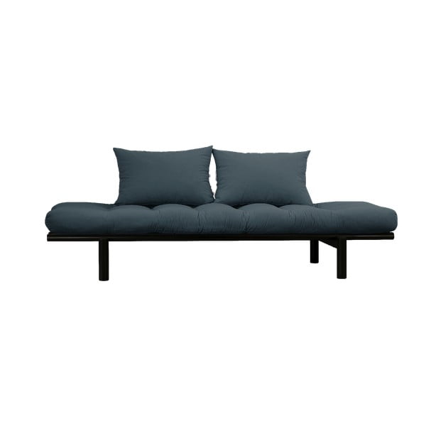 Pohovka s petrolejovomodrým poťahom Karup Design Pace Black/Petrol Blue
