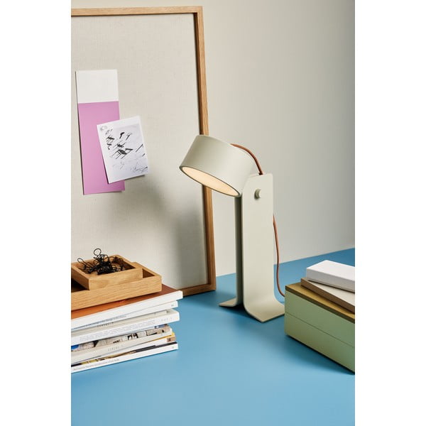 Béžová stolová lampa (výška 32 cm) Crea – Hübsch-image-3