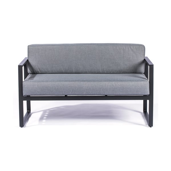 Grafitovosivá dvojmiestna záhradná pohovka Bonami Selection Bellisima-image-3