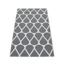 Tmavosivý vnútorný a vonkajší koberec 70x140 cm Otis Granit – Pappelina