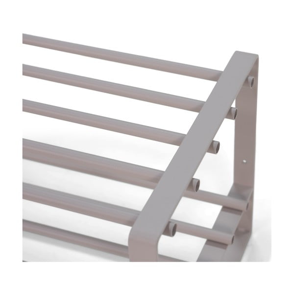 Taupe kovová skrinka na topánky 70x29x27 cm Rex – Spinder Design-image-4