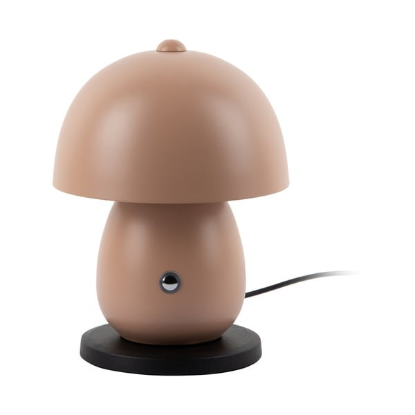 Svetlohnedá LED stolová lampa s kovovým tienidlom (výška 18 cm) Mono LED – Leitmotiv