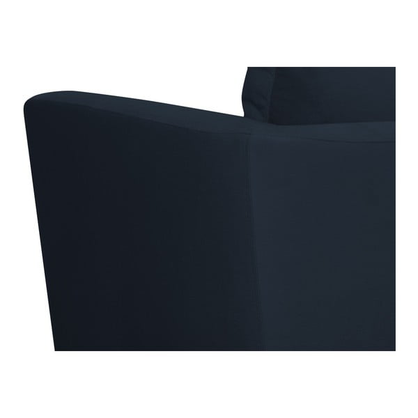 Tmavomodré kreslo Mazzini Sofas Cotton-image-3