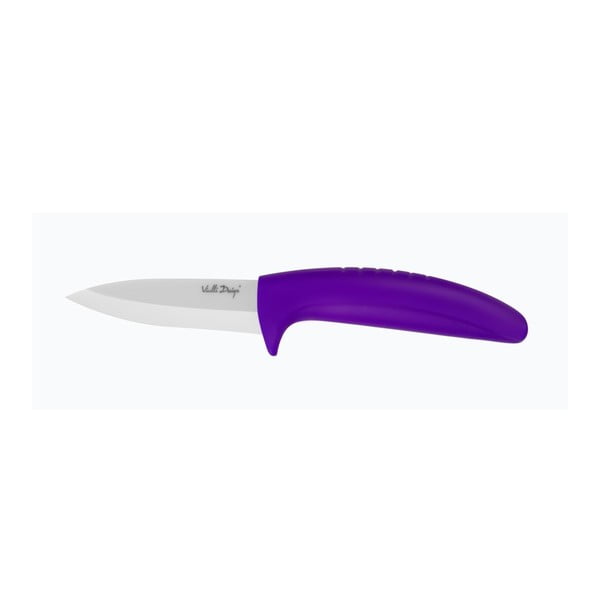 Keramický krájací nôž, 7,5 cm, fialový