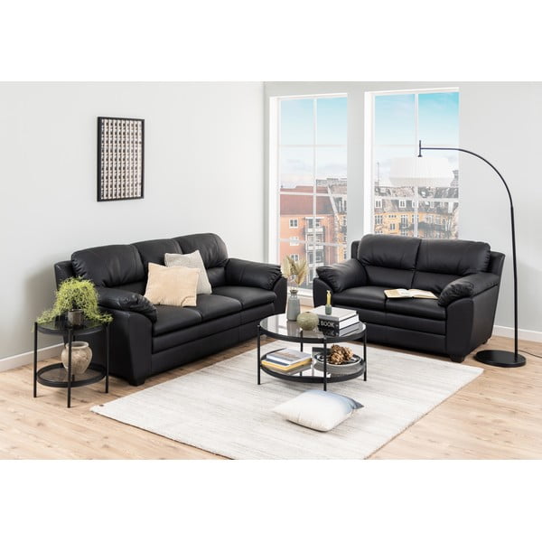 Okrúhly konferenčný stolík so sklenenou doskou ø 79 cm Bayonne - Actona-image-2