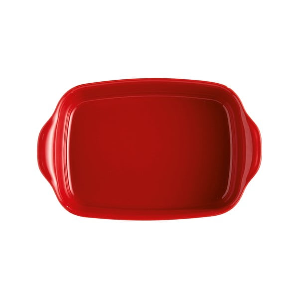 Červená keramická zapekacia misa Emile Henry Ultime, 30 × 19 cm-image-2