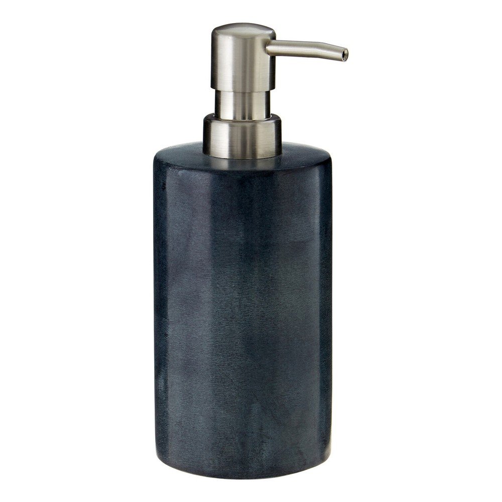 Tmavosivý kamenný dávkovač mydla Kamal – Premier Housewares