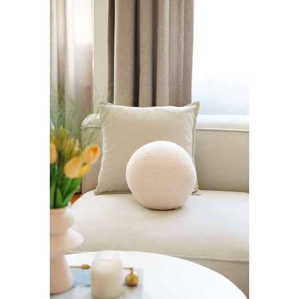 Dekoračný vankúš z materiálu buklé ø 20 cm Top – Mioli Decor-image-3