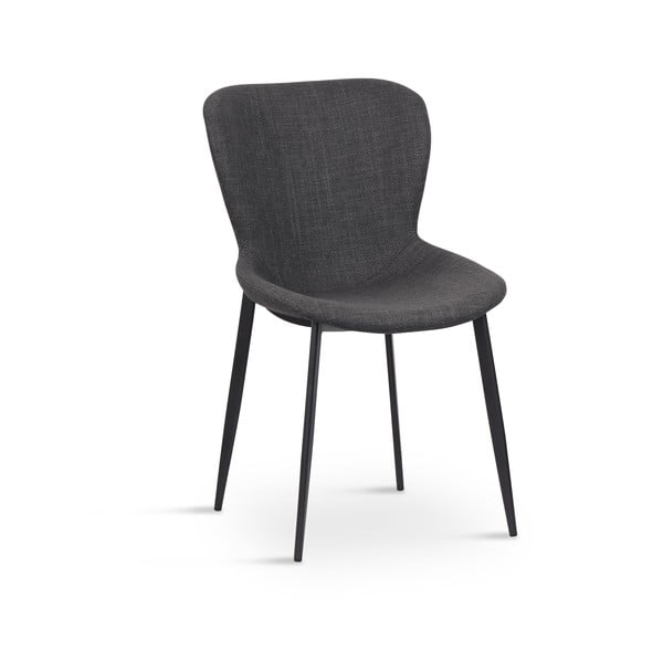 Tmavosivá jedálenská stolička Ross – Unique Furniture