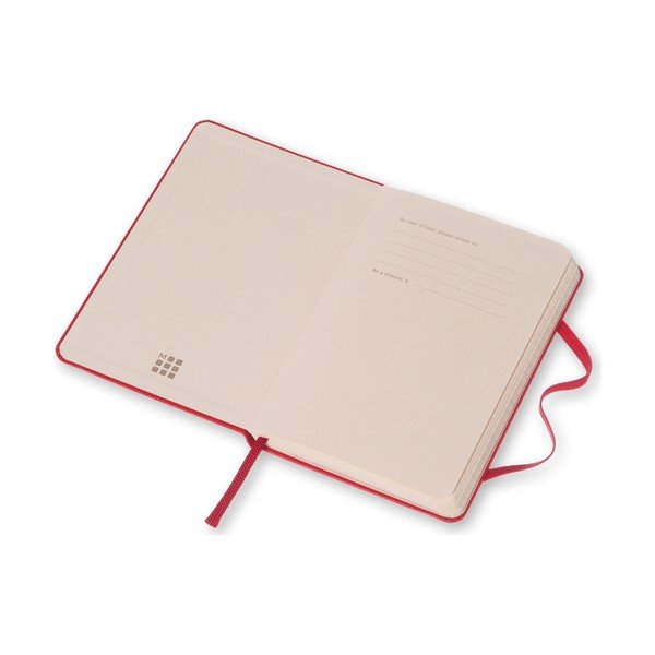 Červený týždenný diár Moleskine Hard, 18 mesiacov, malý-image-1