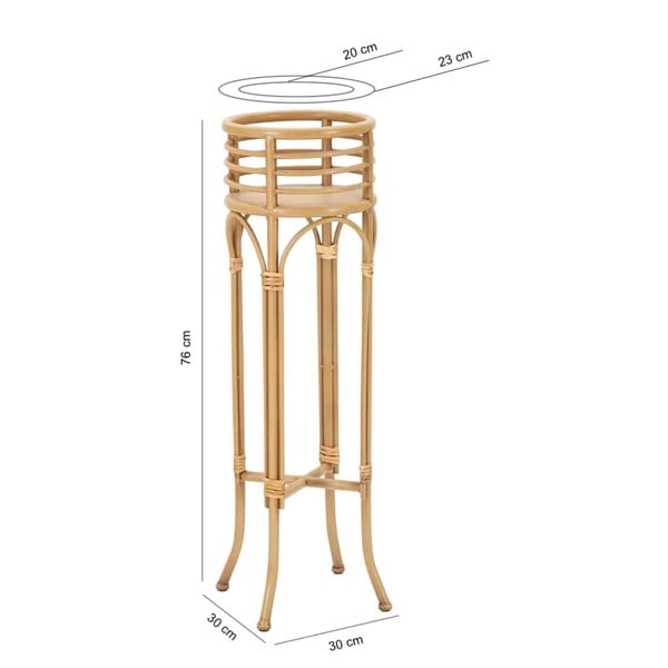 Kovový stojan na kvety ø 23 cm (výška  76 cm) Panama – Mauro Ferretti-image-2