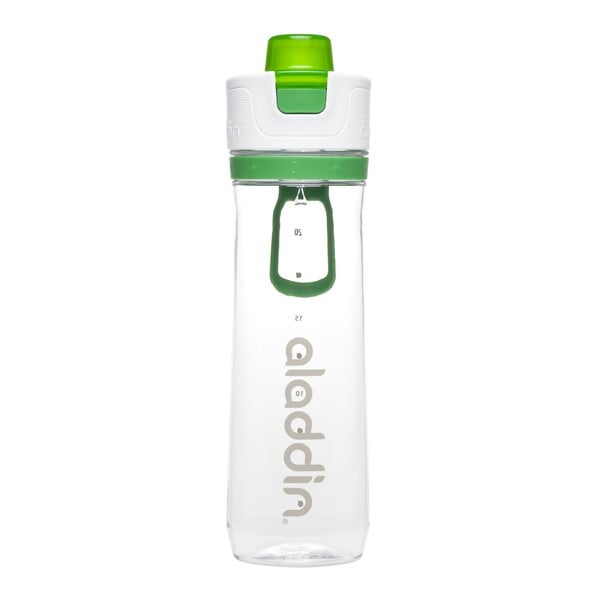 Športová fľaša na vodu so zeleným počítadlom Aladdin, 800 ml