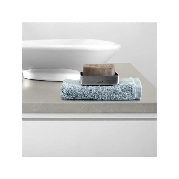 Nádobka na mydlo z nehrdzavejúcej ocele v lesklej striebornej farbe Nexio – Blomus-image-2