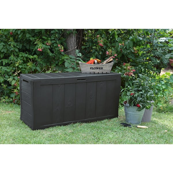 Tmavosivý záhradný úložný box Sherwood – Keter-image-3