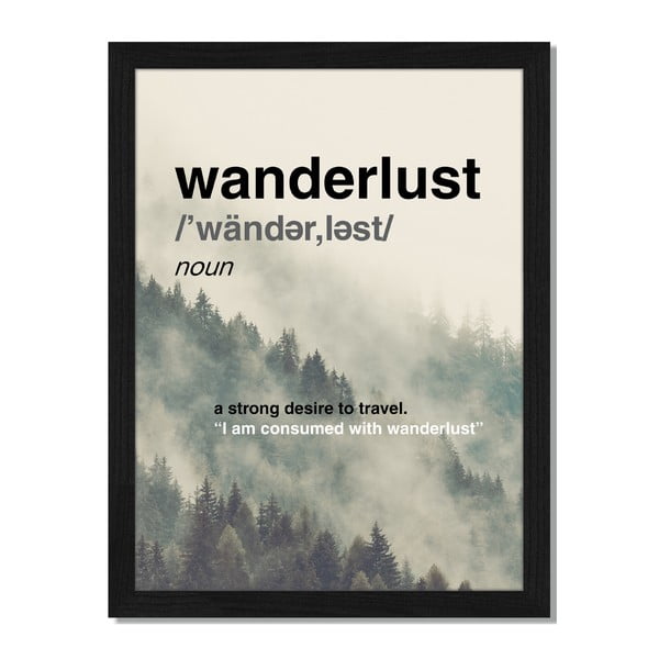 Obraz v ráme Liv Corday Scandi Wanderlsut, 30 x 40 cm