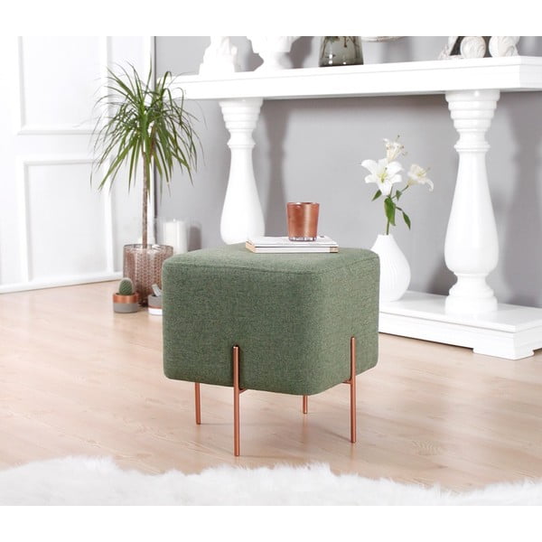 Svetlozelený taburet Copper – Artie-image-1