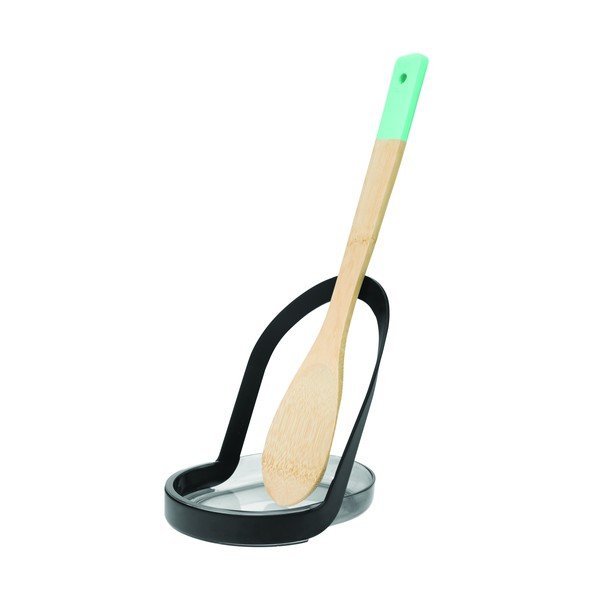 Čierny odkladací držiak kuchynských pomôcok iDesign Austin, 12 x 13 cm-image-2