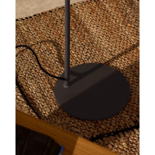 Čierna stojacia lampa (výška  147 cm) Manie – Kave Home-image-3