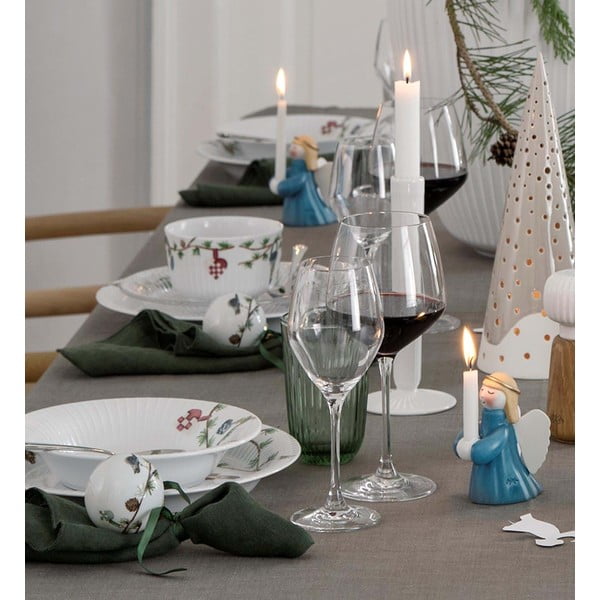 Biely hlboký  porcelánový tanier s vianočným motívom ø 21 cm Hammershøi Christmas – Kähler Design-image-2