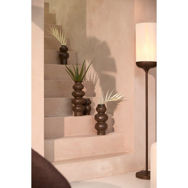 Hnedá keramická váza (výška  33,5 cm) Rogano – Light & Living-image-1