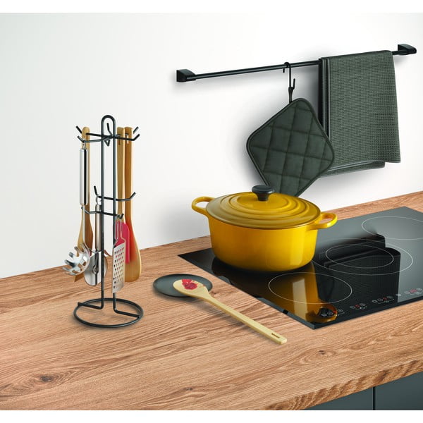 Stojan na kuchynské náčinie z nerezovej ocele Lava – Metaltex-image-1