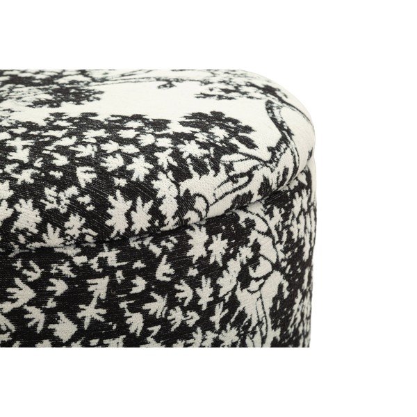Čierno-biely taburet Oriental Style – Mauro Ferretti-image-4