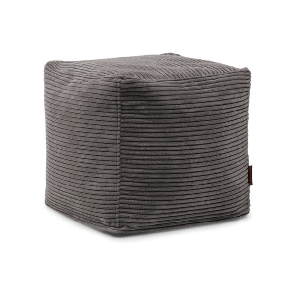 Tmavohnedý menčestrový sedací vak Up! MooG – SLOWDOWN-image-3