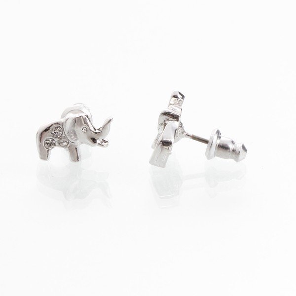 Náušnice so Swarovski Elements Laura Bruni Elephant-image-1