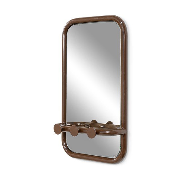 Tmavohnedý kovový vešiakový panel 35x60x11 cm Retro – Spinder Design-image-2