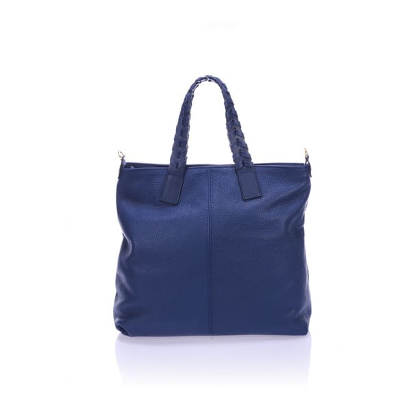 Modrá kožená kabelka Lisa Minardi Elisa