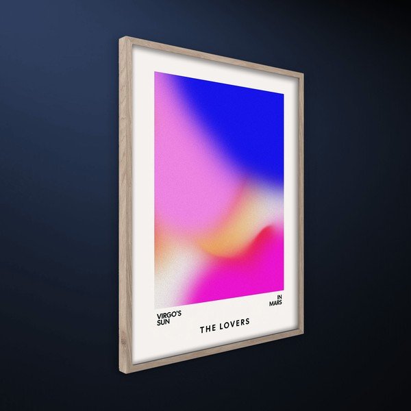 Tlačený obraz s rámom 50x70 cm Love Flow – Styler-image-3