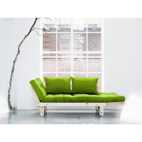 Rozkladacia pohovka Karup Beat White/Lime-image-1