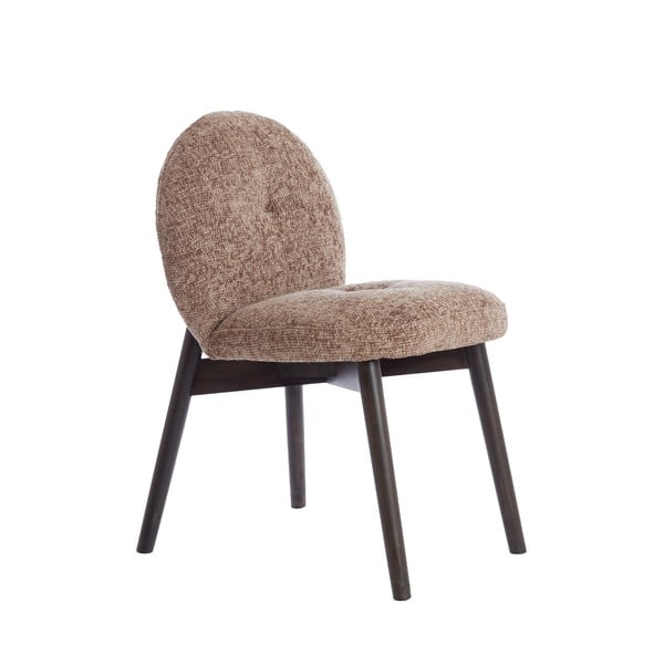 Hnedé čalúnené jedálenské kreslá v súprave 2 ks Sinosa – Light & Living