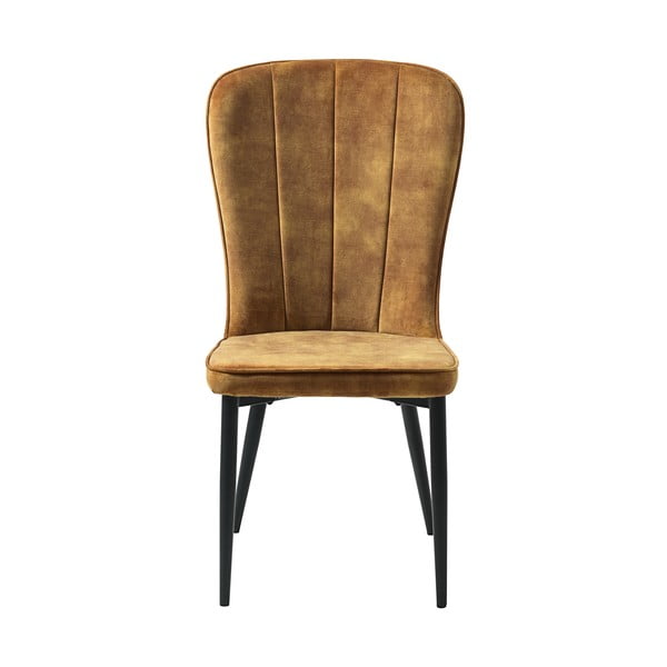 Žltá jedálenská stolička Unique Furniture Hudson-image-3