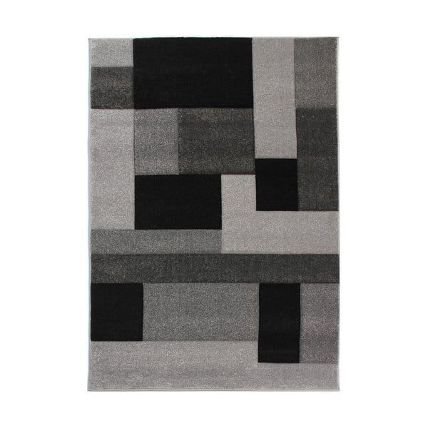 Čierno-sivý koberec Flair Rugs Cosmos, 80 × 150 cm