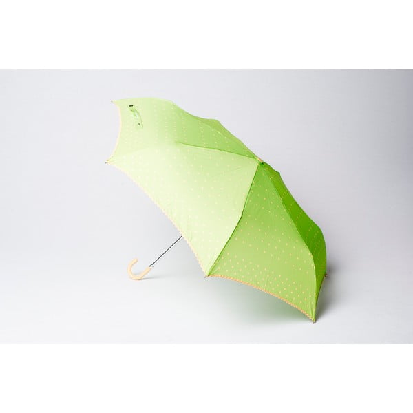 Skladací dáždnik Dots, zelený