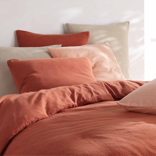 Svetlozelené mušelínové obliečky na dvojlôžko/predĺžené 240x220 cm Angelia – douceur d'intérieur-image-4