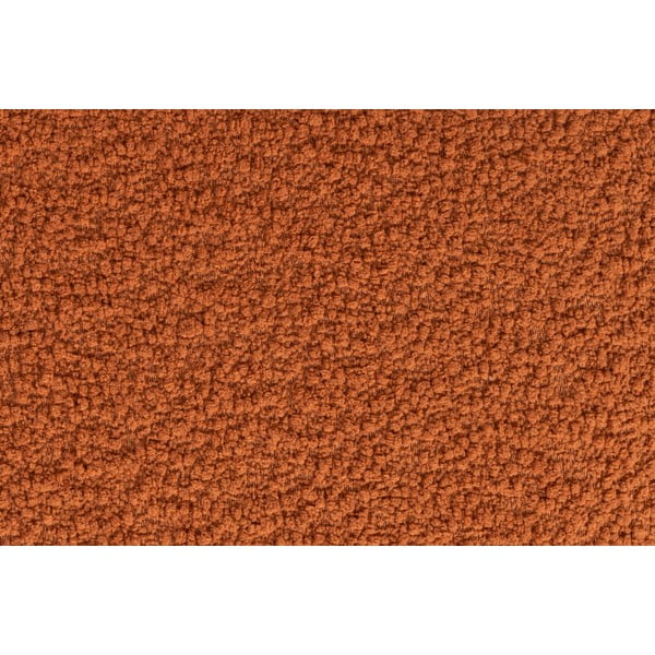 Taburet z textílie buklé v tehlovej farbe Marcos – White Label-image-3