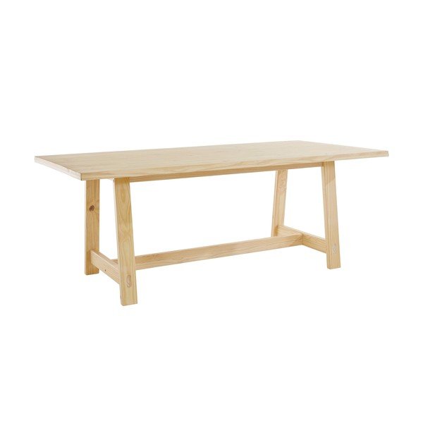 Jedálenský stôl z borovicového dreva v prírodnej farbe 100x200 cm Derby – Støraa-image-1